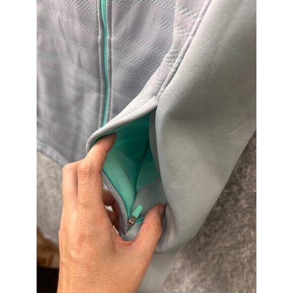 Nike Golf Therma-Fit Tour Performance Vest Gray & Aqua | Size M - Picture 10 of 12